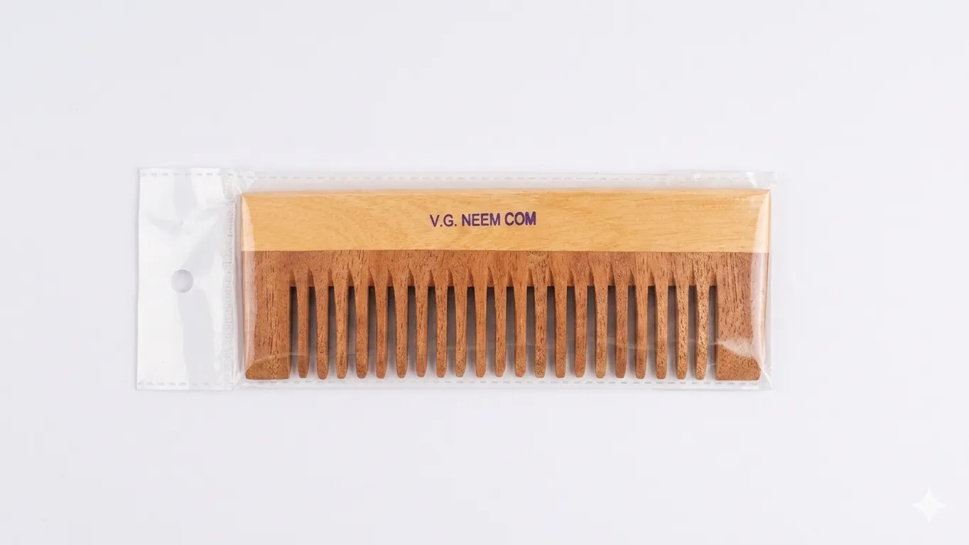 Neem Wooden Comb (Pack of 1)
