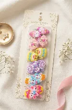 Cartoon Dolls Hair Clips (Pack of 6 Pairs)