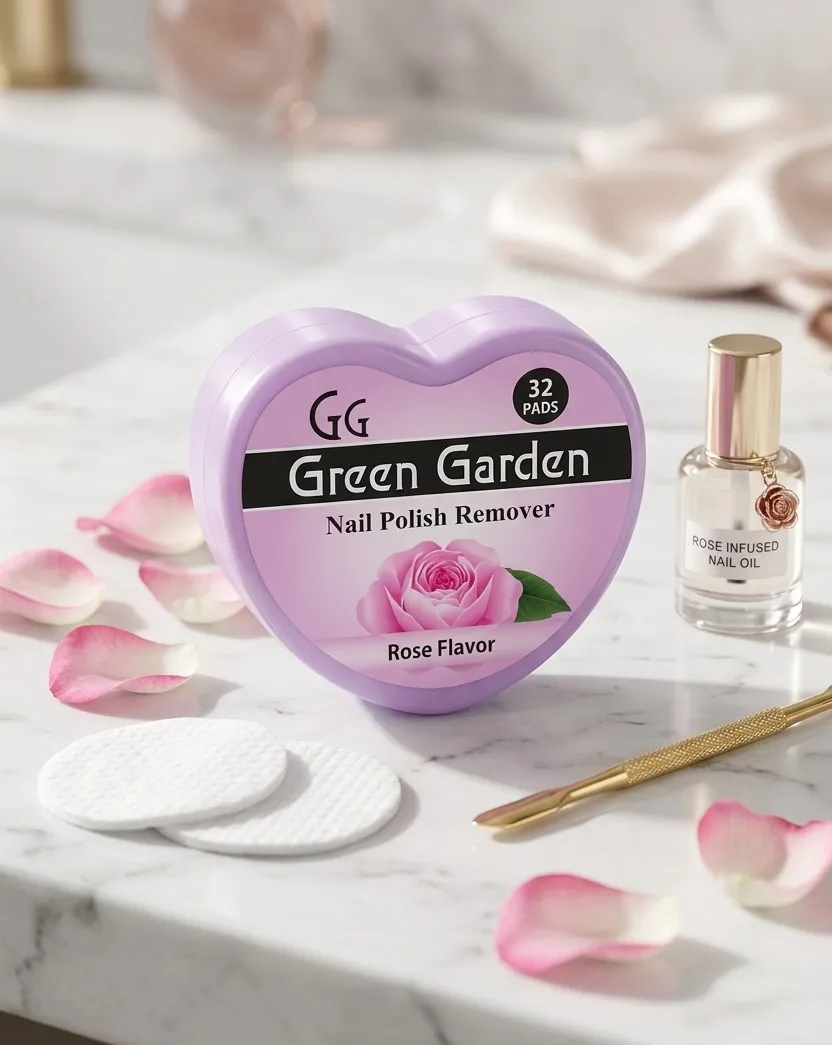 Rose Flavour Nail Polish Remover (Pack Of 2)