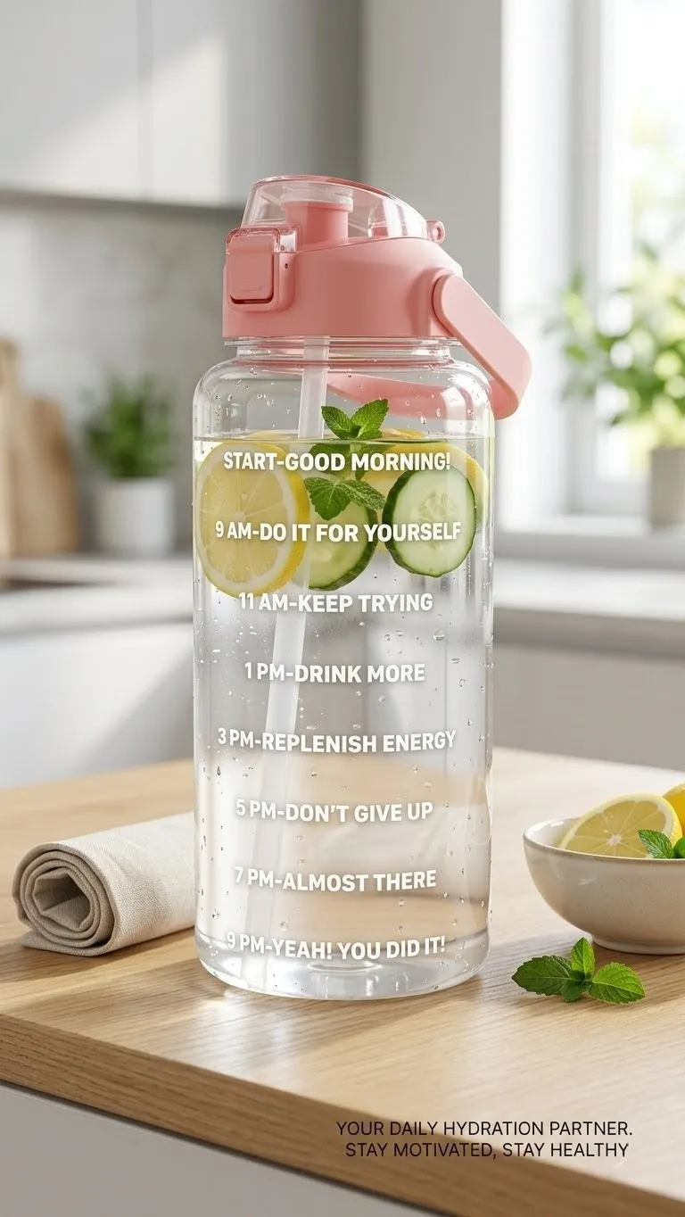 Water Bottle 2000ml For Office or School 