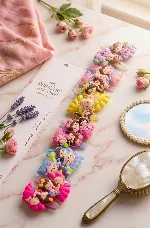 Beautiful Colourful Dolls Hair Clips (Pack of 6 Pairs)