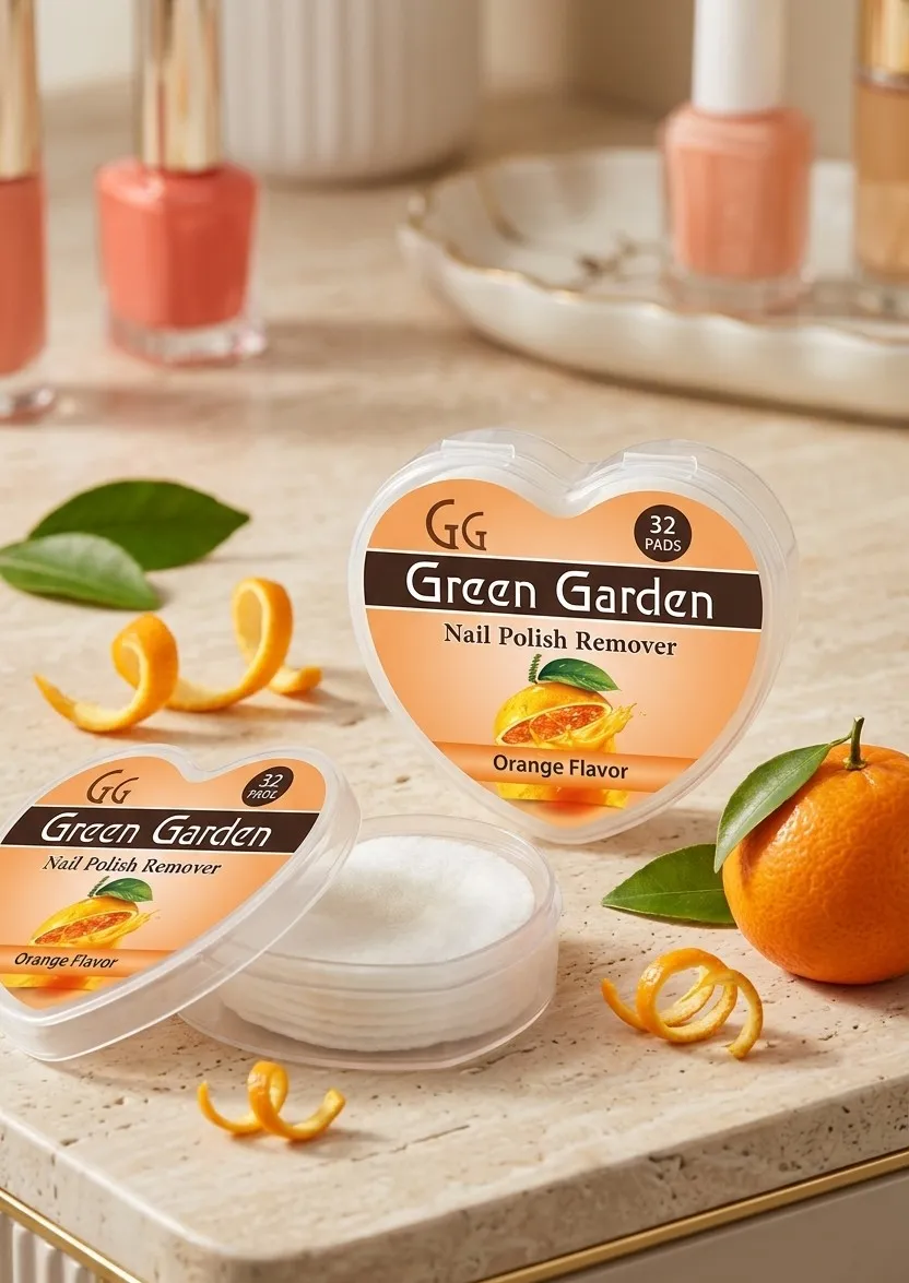 Orange Flavour Nail Polish Remover (Pack Of 2)