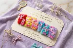 Multicolour Cute Dolls Hair Clips (Pack of 6 Pairs)