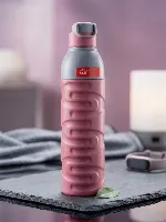 Pink Water Bottle with Leakproof Cap 800ml