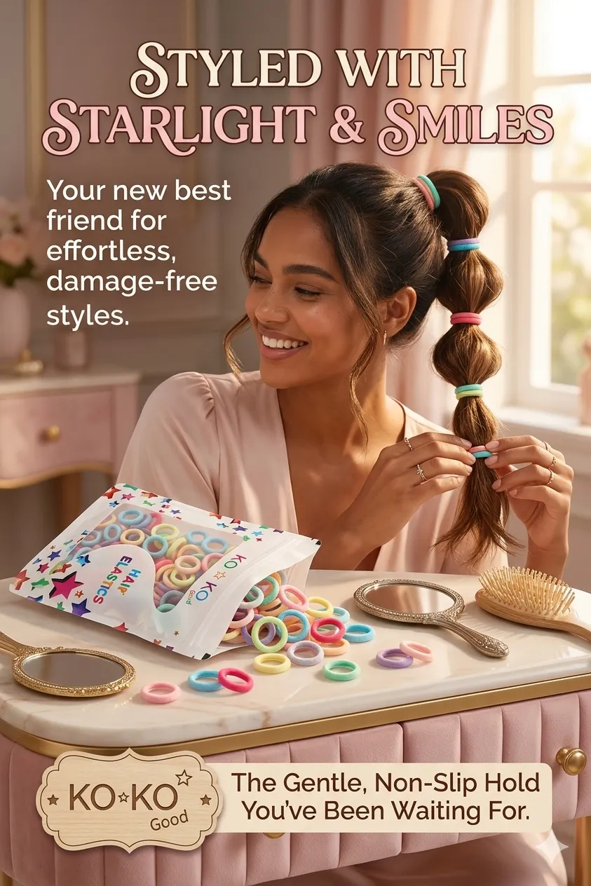 Multicolour 100 Beautiful Hair Bands  For Girls &amp; Women (Pack of 1)